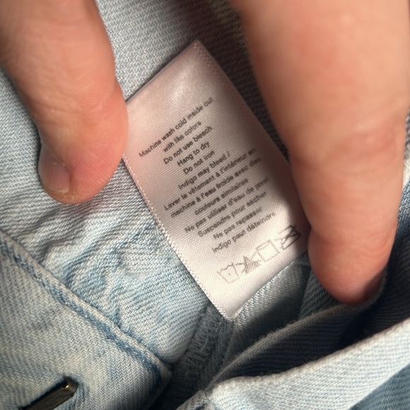 Rag & Bone Denim Jumpsuit Light Wash Belted Size Large - Picture 12 of 13